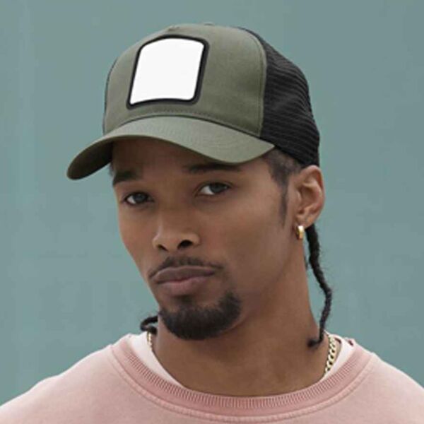 Beechfield Appliqué Patch 5 Panel Trucker Cap Thumbnail