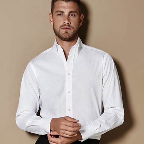 Kustom Kit Kustom Kit Long Sleeve Tailored City Business Shirt K386 Kustom Kit Long Sleeve Tailored City Business Shirt Thumbnail