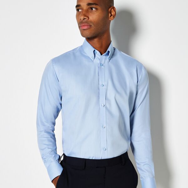 Kustom Kit Kustom Kit Long Sleeve Slim Fit Oxford Twill Non-Iron Shirt K139 Kustom Kit Long Sleeve Slim Fit Oxford Twill Non-Iron Shirt Thumbnail