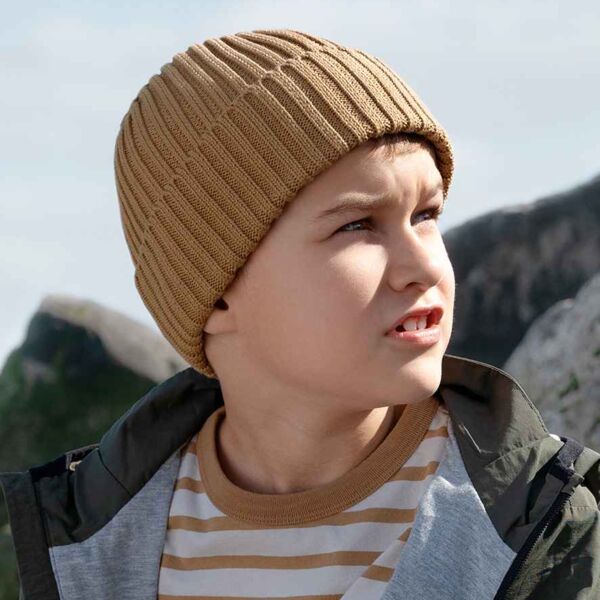 Beechfield Kids Organic Cotton Beanie Thumbnail