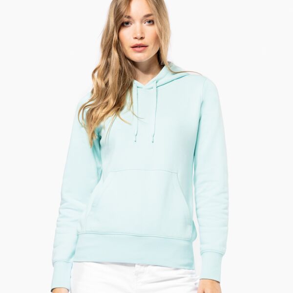 Kariban Ladies Eco Friendly Hooded Sweatshirt Thumbnail