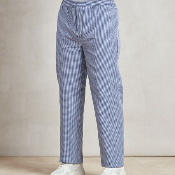 Premier Premier Pull On Chef's Check Trousers PR552 Premier Pull On Chef's Check Trousers Thumbnail